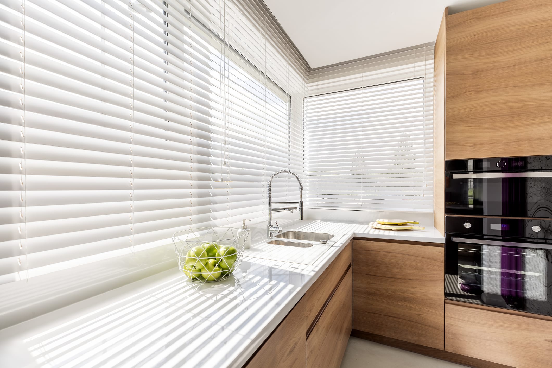 Real wood blinds